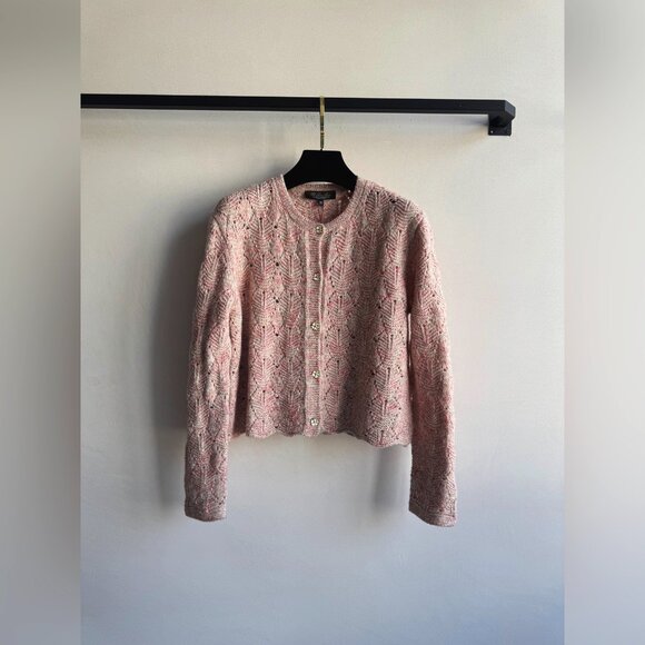 Loro Piana Verbania Linen, Silk, and Cashmere Cardigan Sweater - Picture 5 of 10